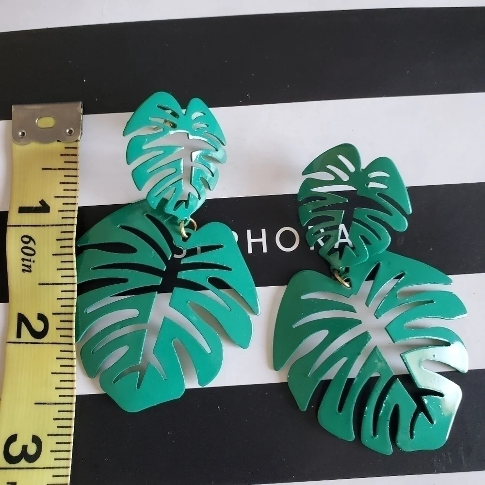 NEW Hollow tree leaves long earrings jewelry …